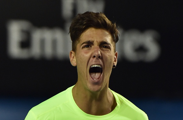 Australia Open day one saw the home favourite Thanasi Kokkinakis knock out 11th seed Ernest Gulbis ©AFP/Getty Images