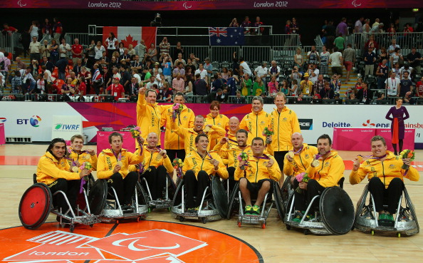 Australia's wheelchair rugby team are the reigning Paralympic champions ©Getty Images 