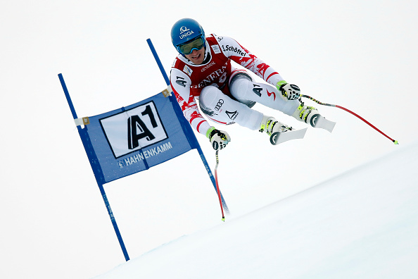 Austria's Matthias Mayer finished runner-up, just 0.06 seconds off the pace ©Getty Images