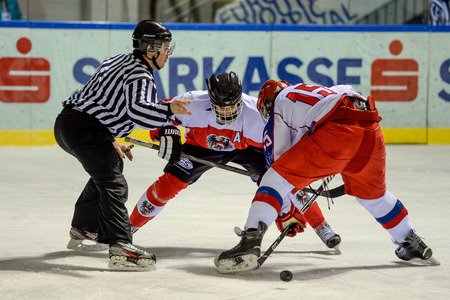 Austria's ice hockey team were comprehensively beaten by Russia ©ÖOC/GEPA