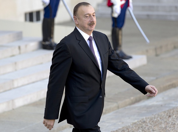 Azerbaijan President Ilham Aliyev is set to address an audience of several hundred at a Baku 2015 dinner ©Getty Images