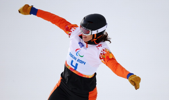 Bibian Mentel-Spee doubled her medal count at the IPC Alpine Skiing Para-Snowboarding World Cup ©Getty Images