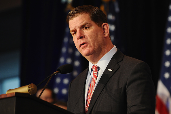 Boston Mayor Martin Walsh has said he won't oppose a public referendum on the city hosting the 2024 Olympic and Paralympic Games ©Getty Images