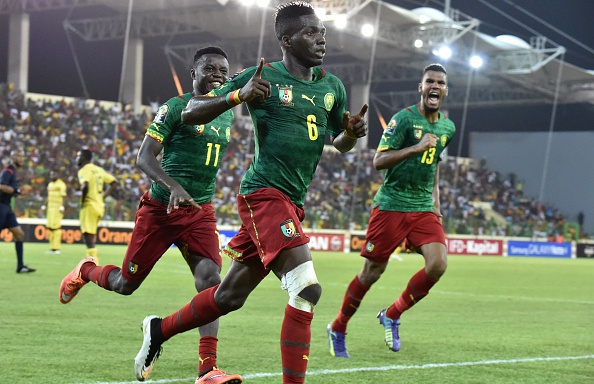 Cameroon defender Ambroise Oyongo rescued a point for his side with an 84th minute equaliser against Mali ©Getty Images