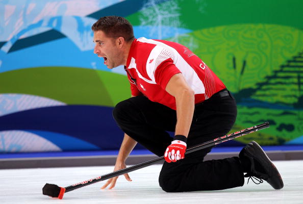 Canada, led by skip John Morris, enjoyed a superb opening day at the World Financial Group Continental Cup of Curling in Calgary©Getty Images