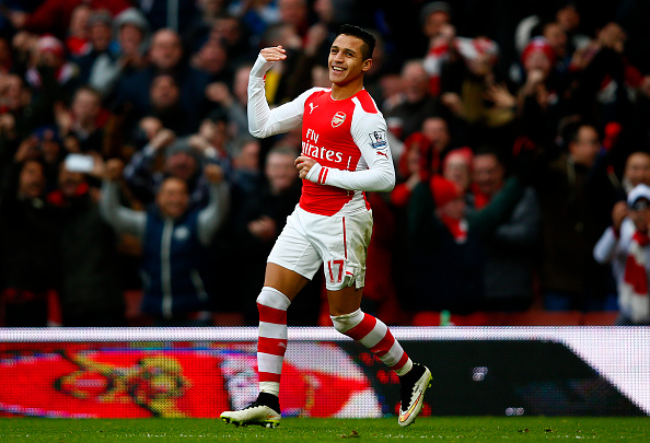 Chilean Alexis Sánchez has proved the ultimate attacking talent for Arsenal so far this season ©Getty Images