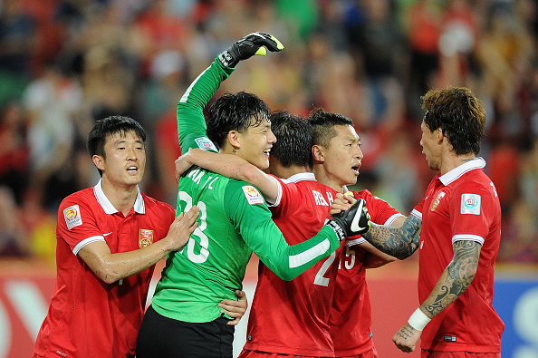 China celebrate their 2015 Asian Cup victory against Saudi Arabia ©Getty Images