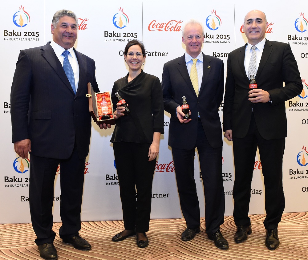 Coca-Cola has been named as an official partner of the Baku 2015 European Games ©Baku 2015