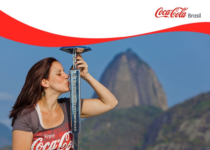 Lara Leite de Castro, who in 1992 became the first Brazilian to carry an Olympic Flame, has been showcased again to highlight Coca-Cola continuing support ©Rio 2016