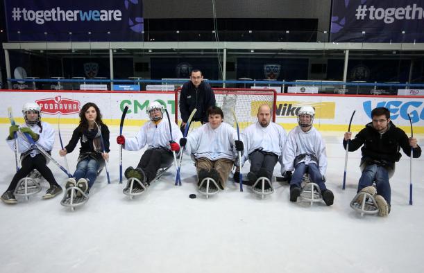 Croatia's Paralympic Committee held the demonstration event to attract players and showcase the sport for media ©Croatian NPC
