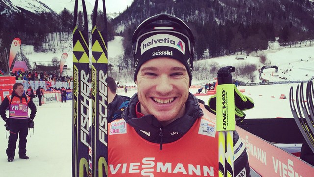 Dario Cologna won the men's prologue to begin his pursuit of a fourth overall title ©FIS