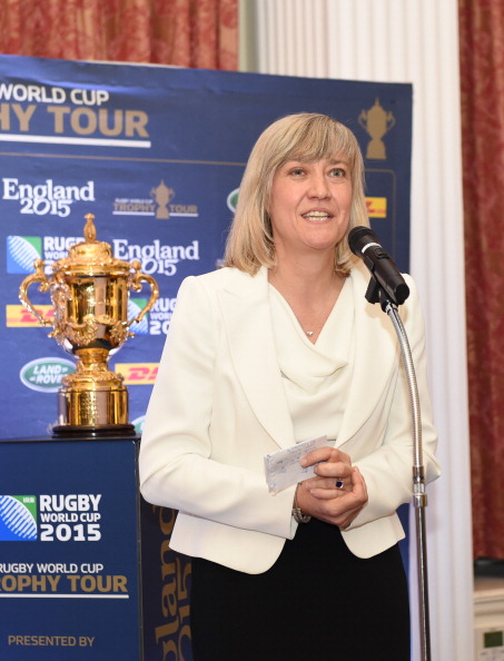 Debbie Jevans is now arguably the most important female figure in sport this year as she is responsible for organising the rugby union World Cup ©Getty Images