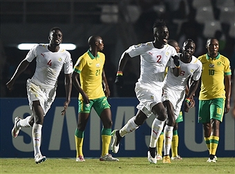 Defender Kara Mbodji scored the equaliser for Senegal as they drew 1-1 with South Africa ©Getty Images