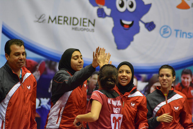 Egypt have won both the men's and women's team titles at the 2015 ITTF-Africa Senior Championships in Cairo ©ITTF