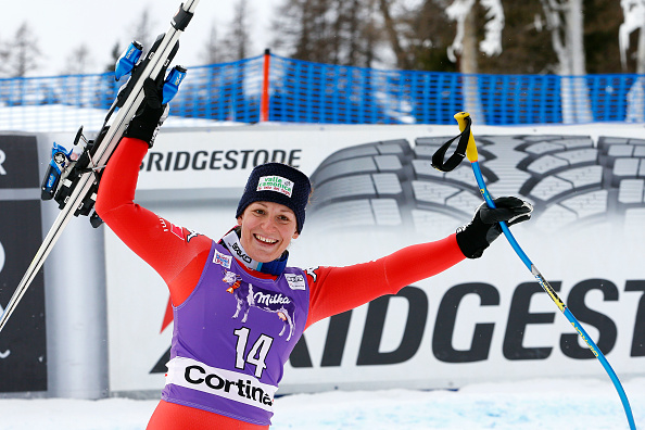 Elena Fanchini has won the FIS World Cup event in Cortina d'Ampezzo ©Getty Images