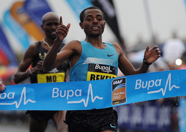 Ethiopia's Kenenisa Bekele, the 2013 Great North Run winner, will aim to upset the Kenyan favourites ©Getty Images