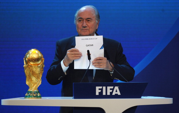 FIFA President Sepp Blatter has said he would be against the idea of holding the 2022 FIFA World Cup at the same time as the Winter Olympics but has yet to rule out the possibility ©Getty Images