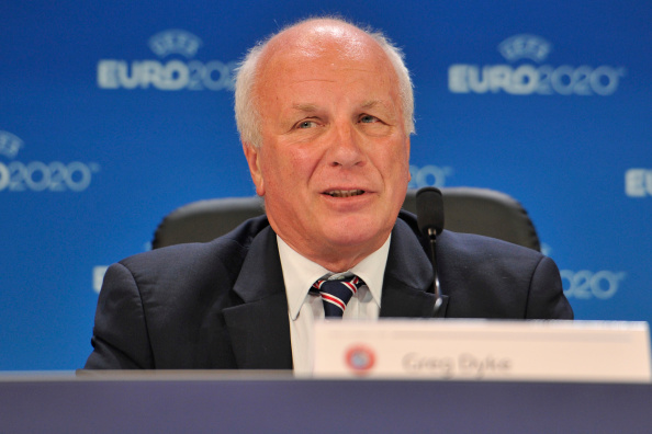 Greg Dyke has overseen many controversies during his tenure in charge of the English Football Association, including the Ched Evans saga ©Getty Images