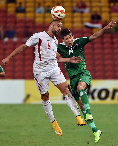 Jordan lost their Asian Cup opener against Iraq ©AFP/Getty Images