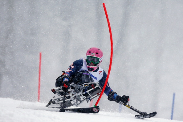 Laurie Stephens capitalised on a Anna Schaffelhuber mistake to take gold at the IPC Alpine Skiing World Cup in La Molina ©Getty Images