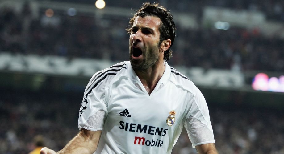 Luis Figo won 127 caps for Portugual during a career in which he played for some of Europe's top clubs, including Real Madrid ©Getty Images
