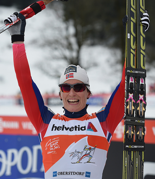Marit Bjøergen has won the first three stages of the Tour de Ski ©Getty Images