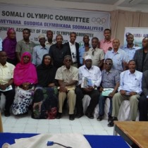 Members gather at the General Assembly of the Somali National Olympic Committee in Mogadishu ©NOCSOM