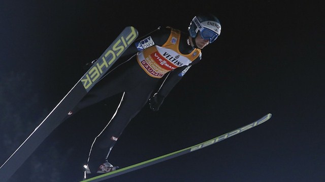 Michael Hayboeck extended his lead atop the FIS World Cup leaderboard as he missed out on the Four Hills title by just six points ©FIS
