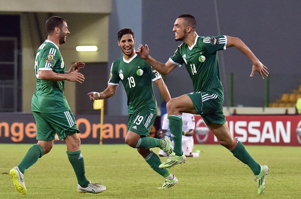 Nabil Bentaleb scored a late pile driver to double Algeria's lead in their 2-0 victory against Senegal ©Getty Images