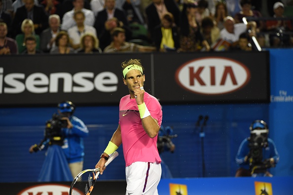 Nadal struggled with injury during his second round win but he had no such troubles this time round