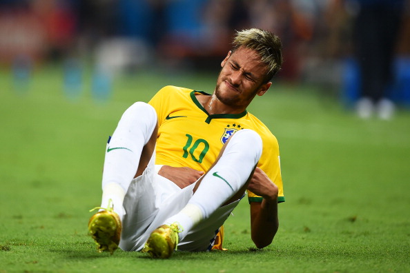 Neymar was an integral part of Brazil's team at the 2014 World Cup but missed the team's shock 7-1 loss to Germany in the semi-finals due to an injury he picked up against Colombia ©Getty Images