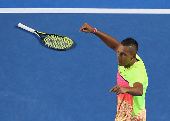 Nick Kyrgios became the first Australian to reach the men's quarterfinal of the Australian Open for ten years ©Getty Images