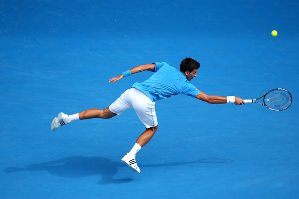 Novak Djokovic began his quest for a fifth Australian Open title ©Getty Images