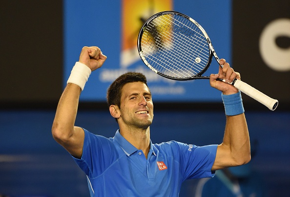 Novak Djokovic marched through to the quarter-finals of the Australian Open with a straight sets win over Gilles Muller ©Getty Images