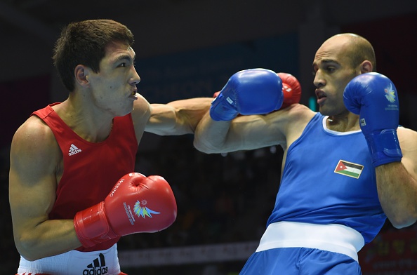 Odai Al Hindawi won a boxing silver medal at the Incheon 2014 Asian Games ©Getty Images