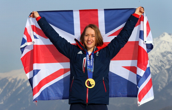 Britain's Olympic gold medallist Lizzy Yarnold finished second in Altenberg ©Getty Images
