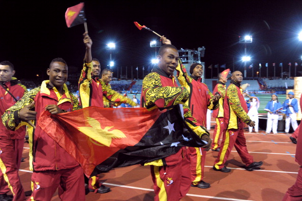 Papua New Guinea will be seeking an improvement on the third place on the medals table achieved at the 2011 Games in Noumea, New Caledonia ©AFP/Getty Images