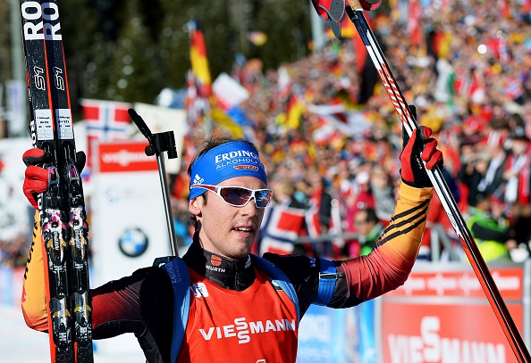 Schempp sealed a deserved hat-trick with his third consecutive win in the pursuit event ©Getty Images