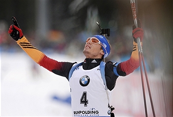 Schempp took the victory by virtue of a photo finish in a classic mens mass start event in Germany ©Getty Images