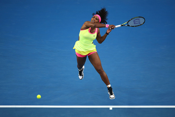 Serena Williams beat Belgium's Alison Van Uytvanck in straight sets ©Getty Images