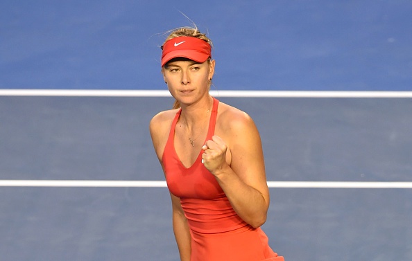 Sharapova had to save two match points in her second round match but swept aside Zarina Diyas with a commanding win in round three ©Getty Images