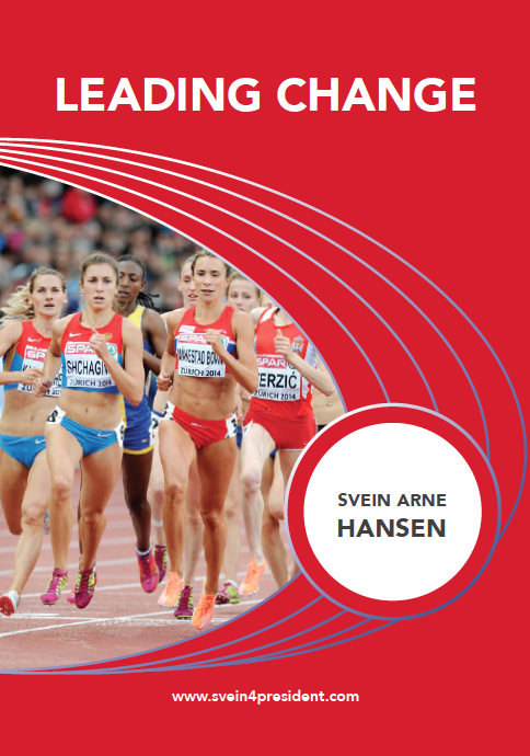 Svein Arne Hansen's manifesto Leading Change calls for changes in the competition schedule ©Svein-Arne Hansen