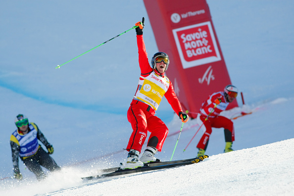Switzerland's Marc Bischofberger claimed the first win of his career in Val Thorens, France ©Getty Images