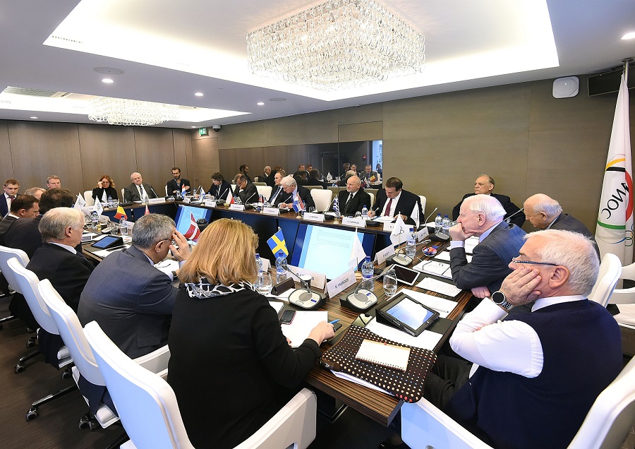The EOC Executive Committee meeting took place in ANOC's new headquarters in Lausanne ©EOC