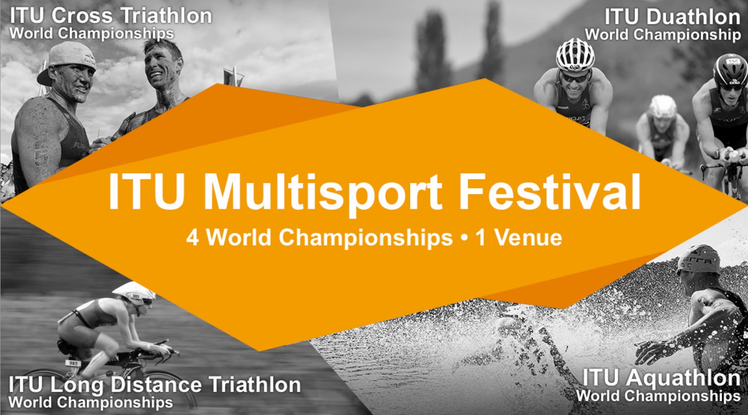 The Multisport World Championship Festival will see duathlon, aquathlon, cross-triathlon and long distance triathlon World Championship races contested over a ten-day celebration ©ITU