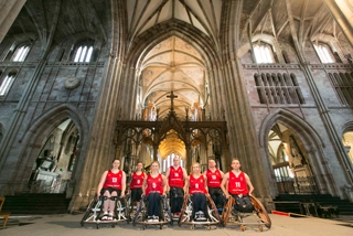 The draw was conducted at Worcester Cathedral in Worcestershire, England ©Great Britain Wheelchair Basketball