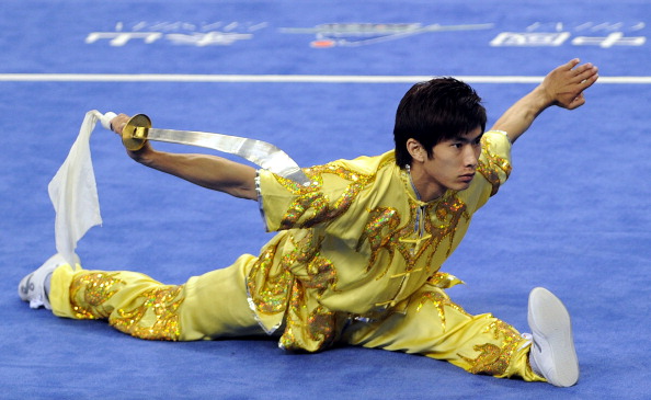 Wushu player Jia Rui won a silver medal at the 2014 Asian Games ©Getty Images
