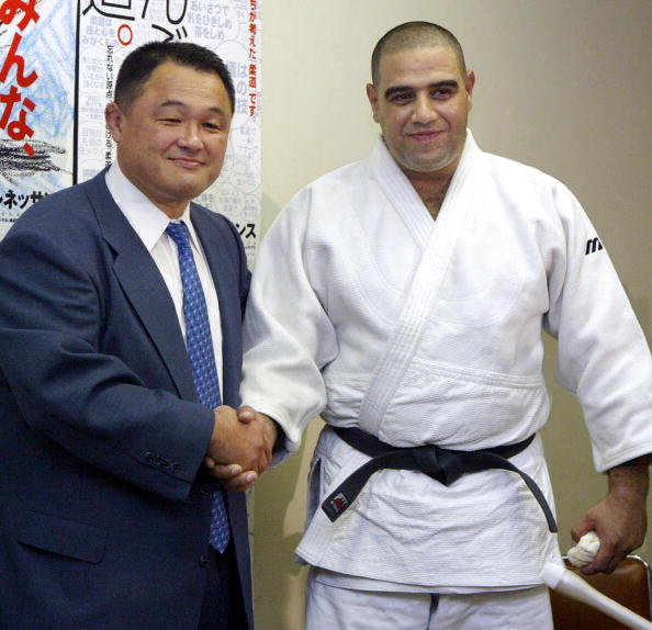 Yasuhiro Yamashita (left) was a long-time rival of Hitoshi Saito ©Getty Images