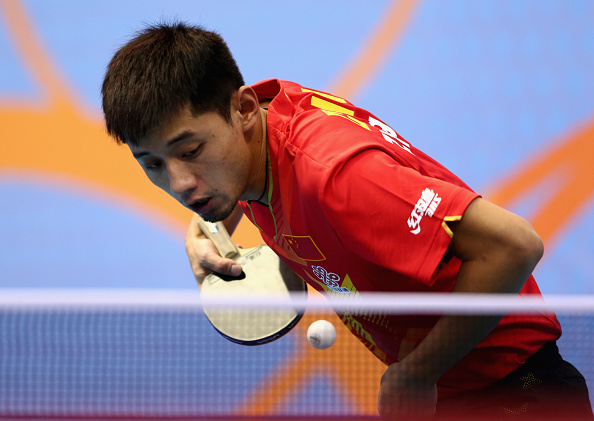 Zhang Jike made sure there was no repeat of his 2013 loss to Chien Chien-An as China reached their eighth straight final ©Getty Images