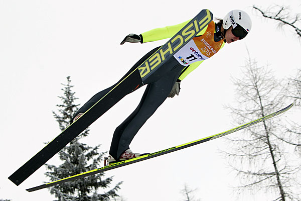 Irina Avvakumova continued Russia's gold medal success with a win in the ski-jump contest ©FISU